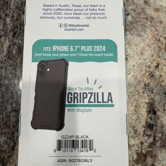 Smartish iPhone 16 Plus phone case Gripzilla with MagSafe Pink Bloom NWT - Picture 5 of 5